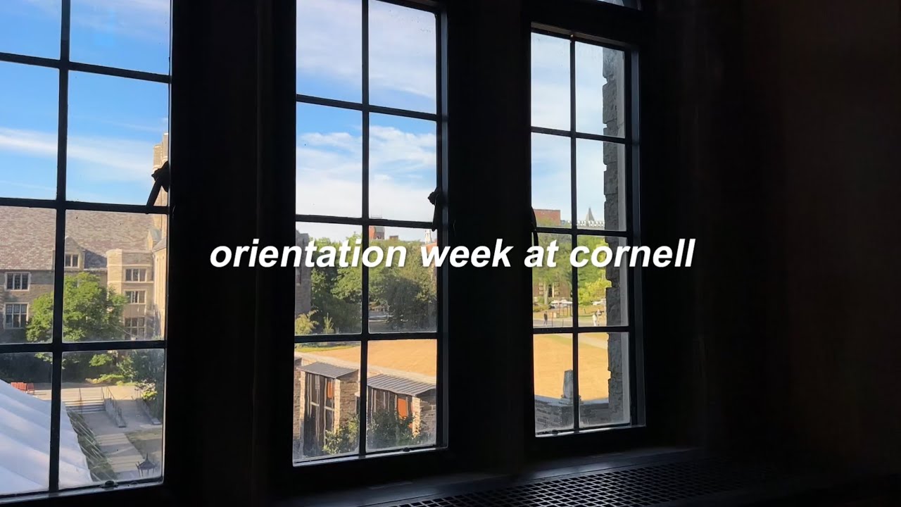 cornell vlog ♡ orientation week
