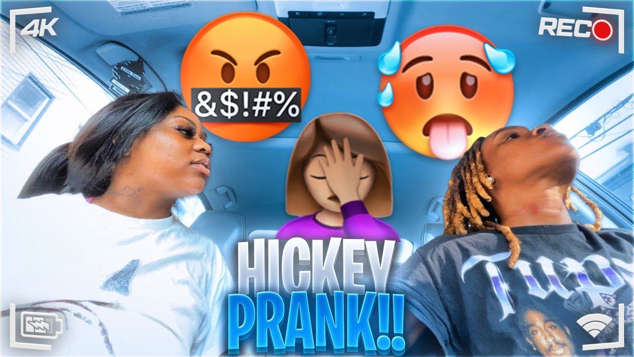 HICKEY PRANK ON MY GIRL (she punched me)