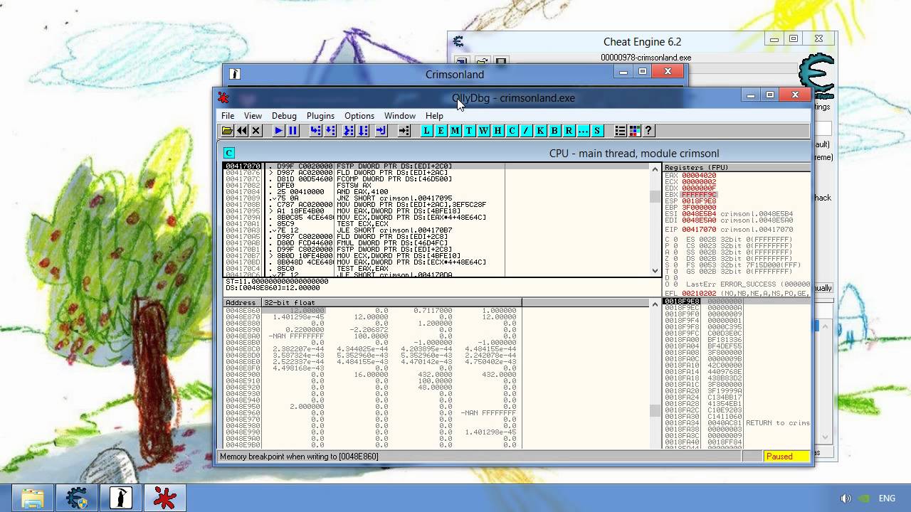 [gamehacking] Знакомимся с отладчиком OllyDbg.