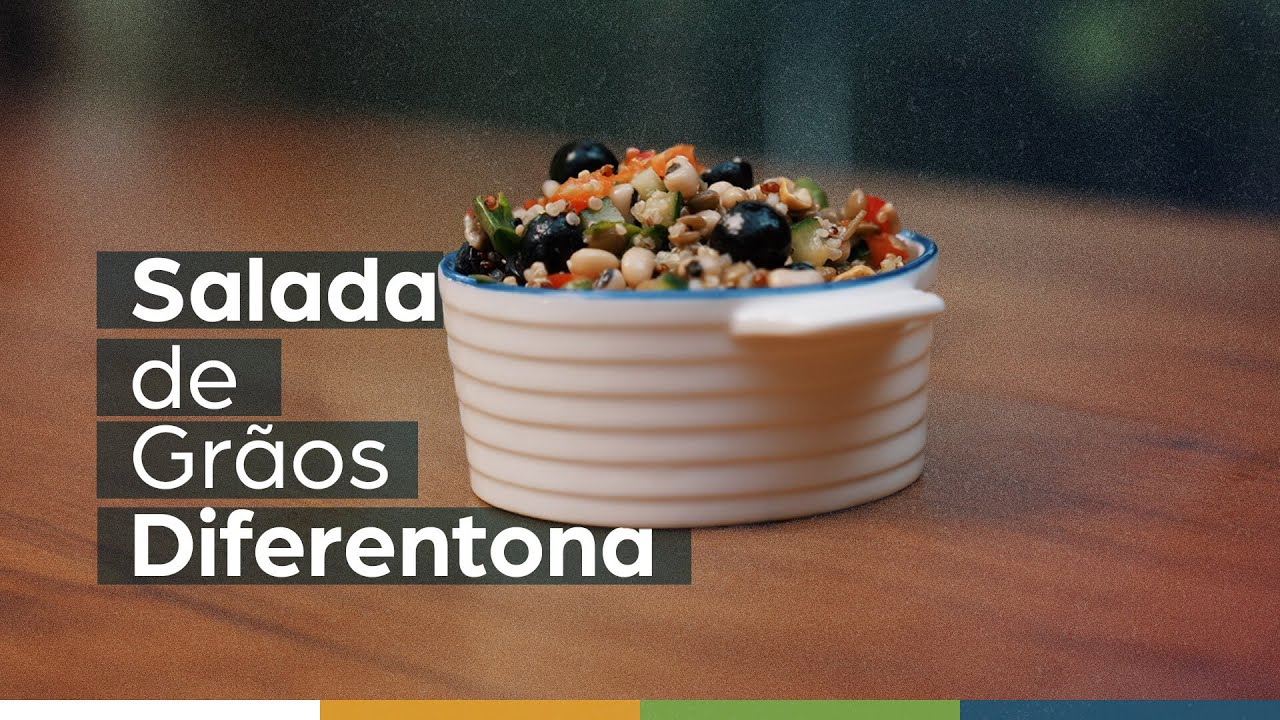 Salada de Grãos Diferentona | Revista Vida e Saúde