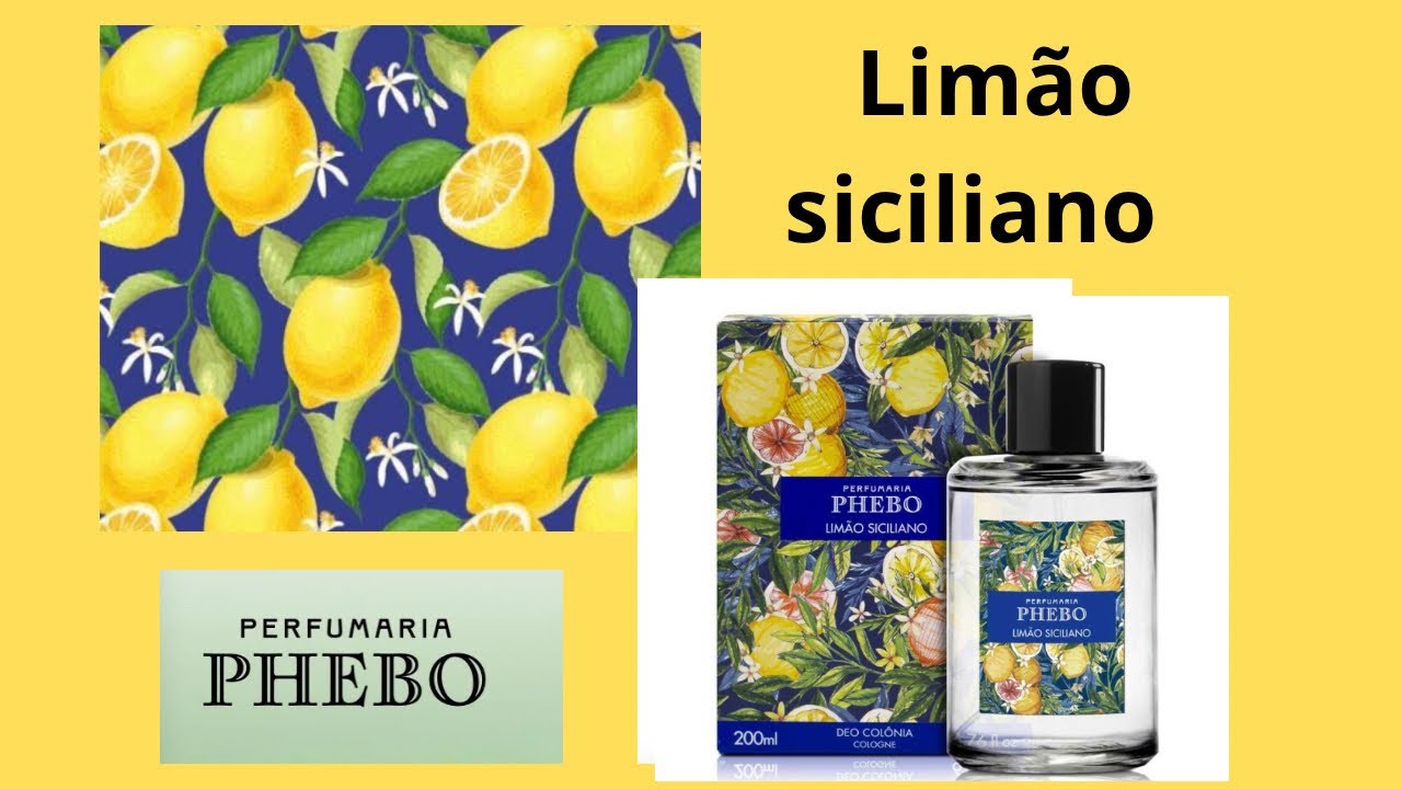 Phebo colônia limão siciliano é boa!??? #granado