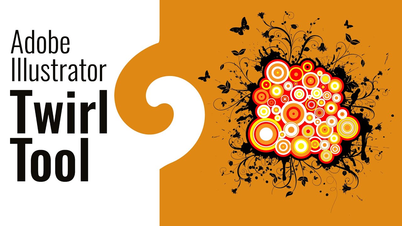 Twirl Tool in Adobe Illustrator
