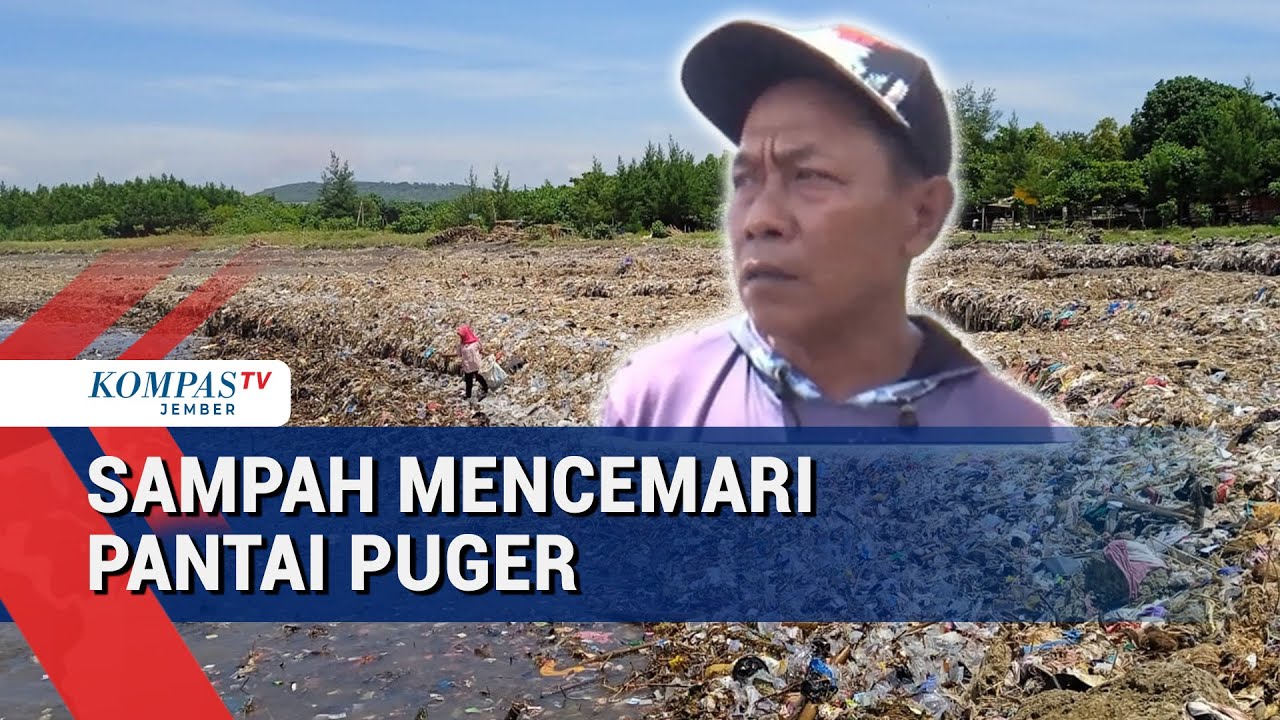 Pantai Puger Dipenuhi Sampah! Ekosistem Laut Jember Terancam