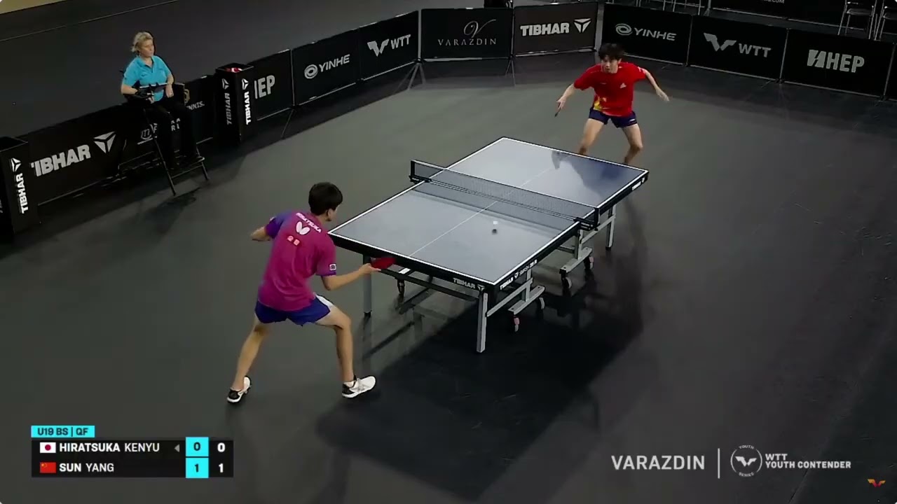 2025 Youth Contender Varazdin. Sun Yang - Hiratsuka Kenyu (chopper)
