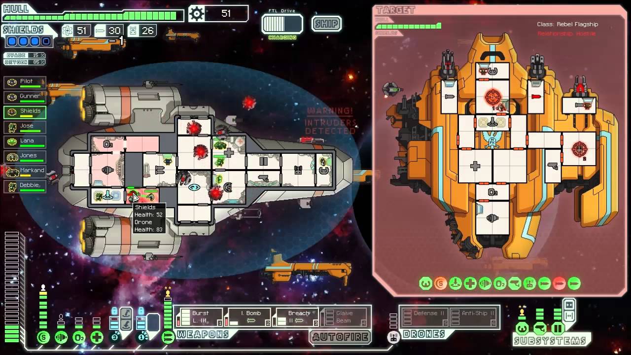 FTL: Last boss and ending (Faster than light)