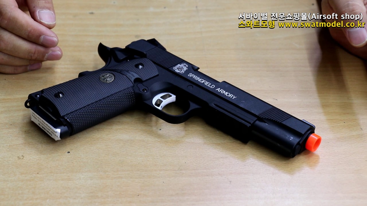 KJWORKS KP 07 (MEU) 풀메탈 가스 블로우백 권총 리뷰- 스와트모형 www.swatmodel.co.kr