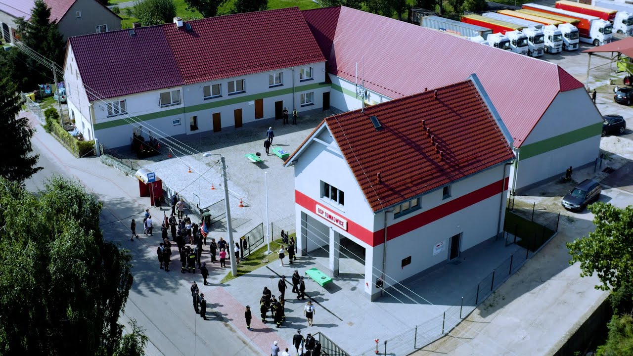 Otwarcie nowej strażnicy w Tomkowicach