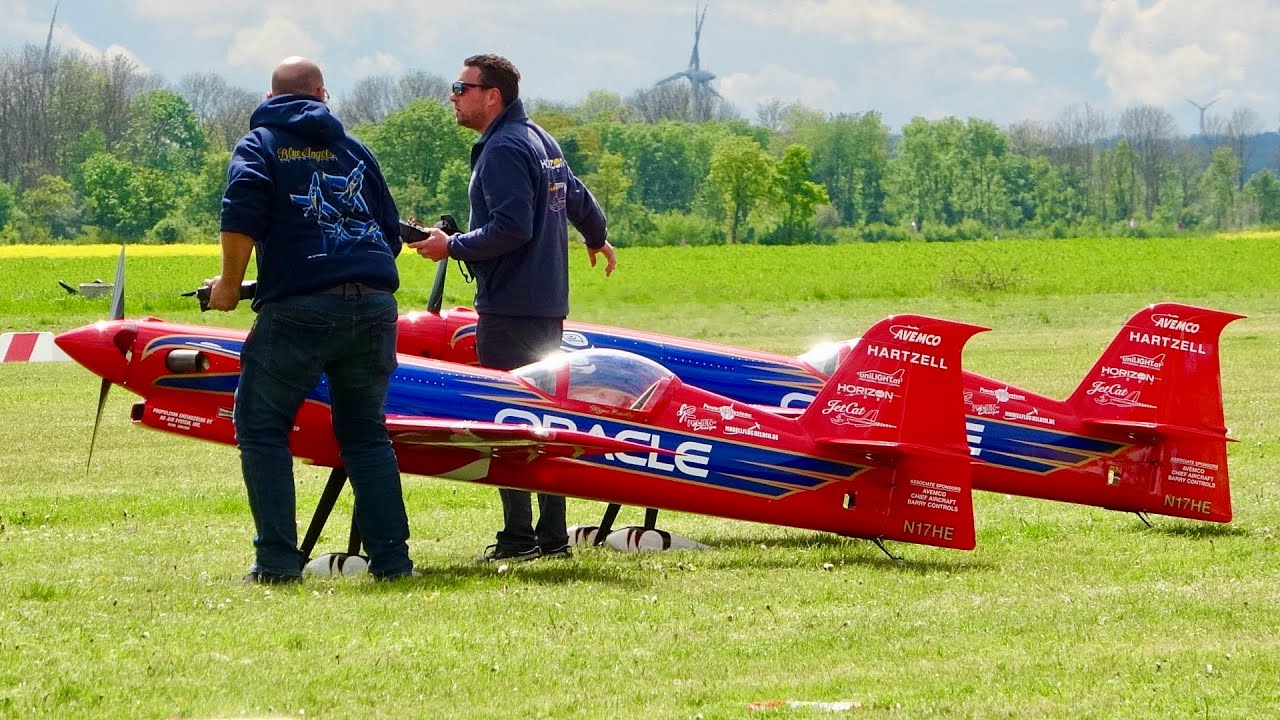 Stunning Huge Turbo Raven Duo synchro Flight at ProWing 2024