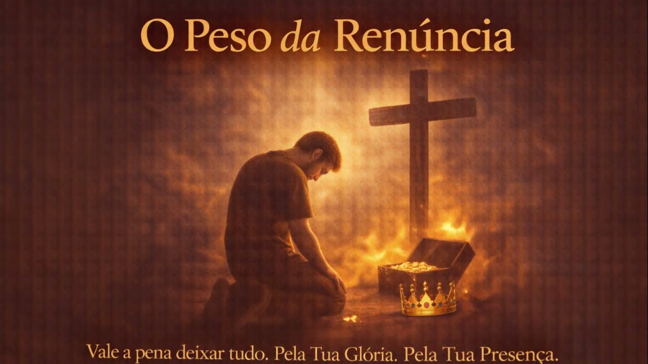 O PESO DA RENÚNCIA: O louvor para quem decidiu deixar tudo para carregar a glória de Deus 🕊️🔥⚖️