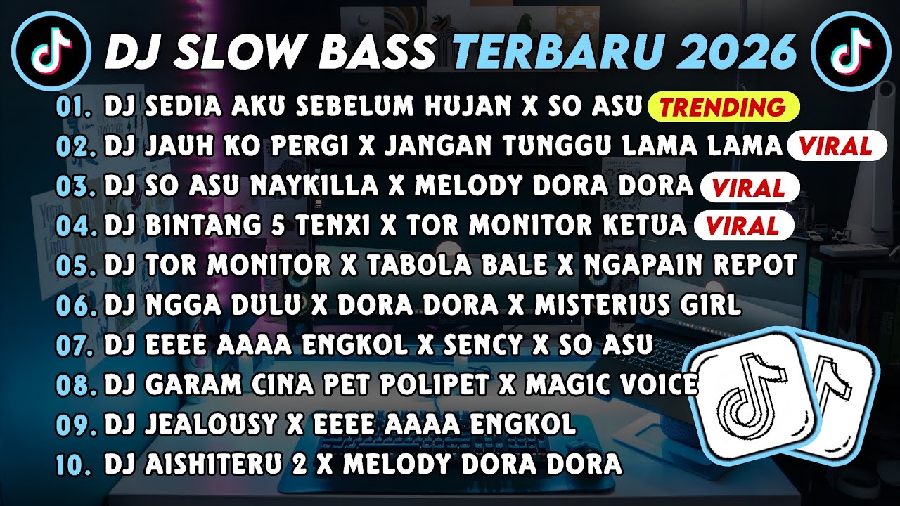DJ SLOWBASS TERBARU 2026 || DJ SEDIA AKU SEBELUM HUJAN X SO ASU || DJ JAUH KO PERGI X JANGAN TUNGGU 