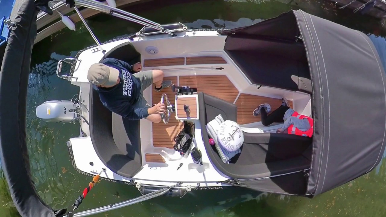 Mit dem Sportboot MM 500 auf dem Rhein