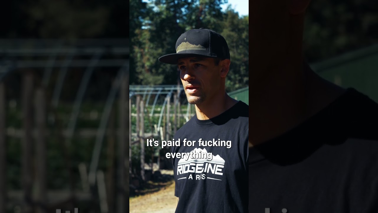 Weed Farmer On Corporate Farms - Ridgeline Farms #farmer #humboldt #cookies