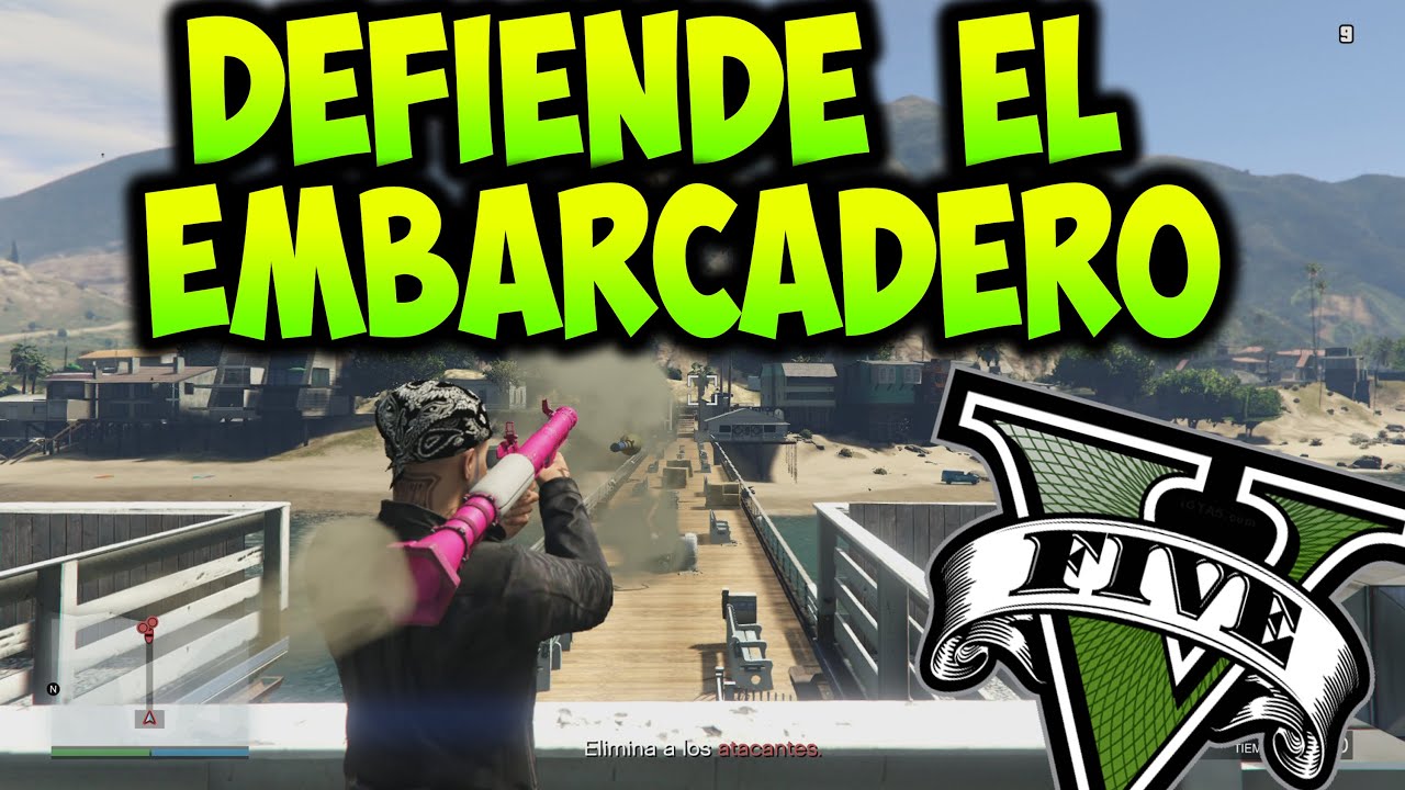 GTA V - DEFENDIENDO EL EMBARCADERO !! LA LIAMOS | MrWikky92