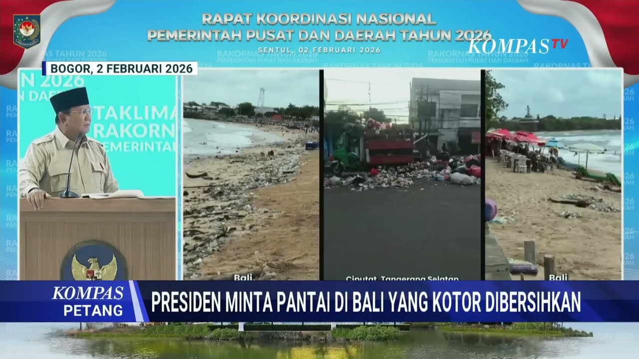 1.300 Personel Turun TNI Polri Bersihkan Pantai di Bali Diperintah Presiden Prabowo
