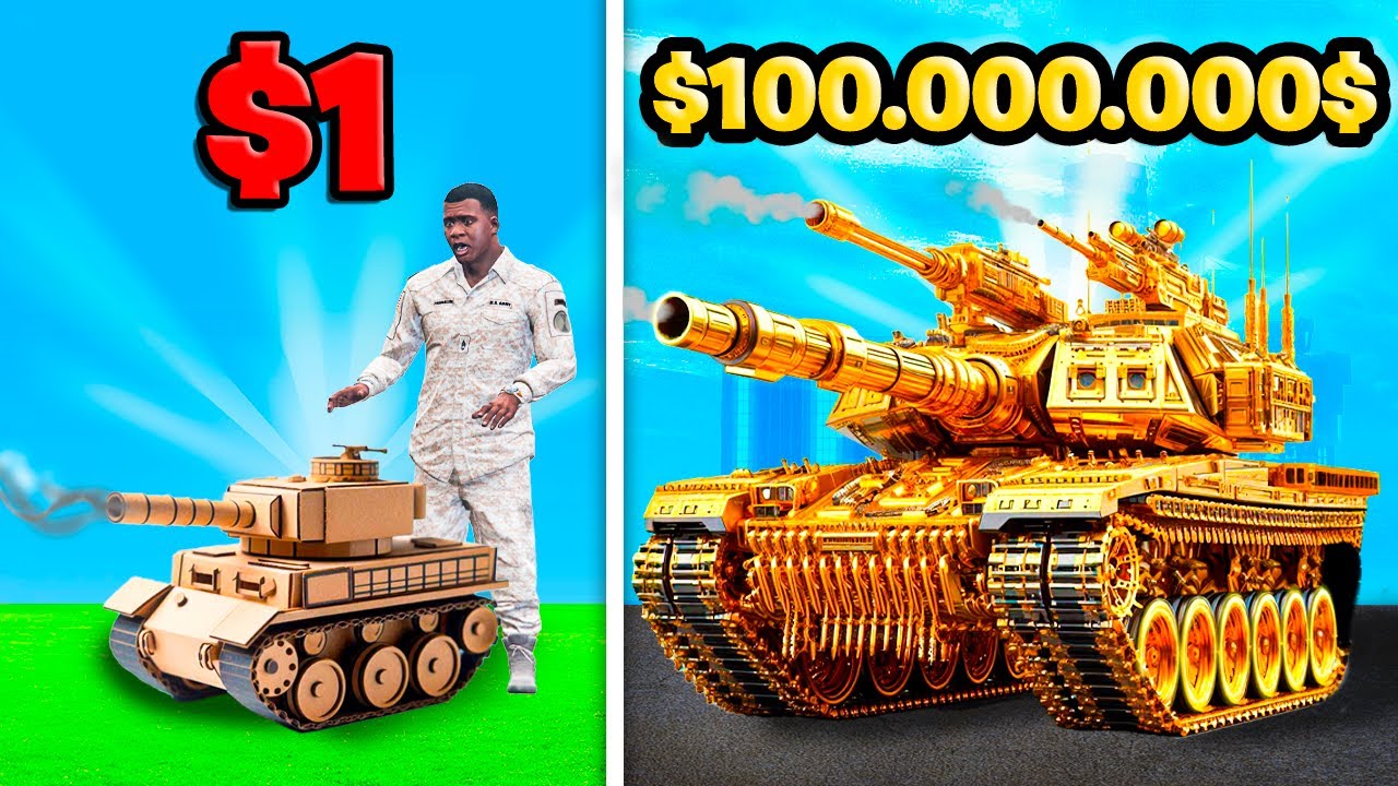 TANQUE de 1$ vs 1.000.000$ en GTA 5