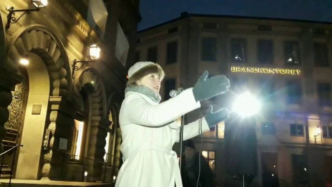 Ditta of Godland/av Gudalandet announces/utlyser indigenous courts/urfolks ting. Mynttorget. 251020