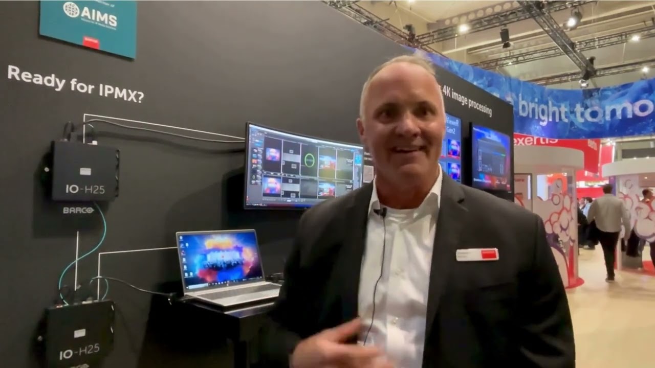 ISE 2024: Barco IO Gateway AV-over-IP transcoder