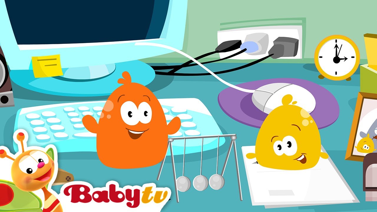 Pitch и Potch | Веселье в офисе | BabyTV Pусский