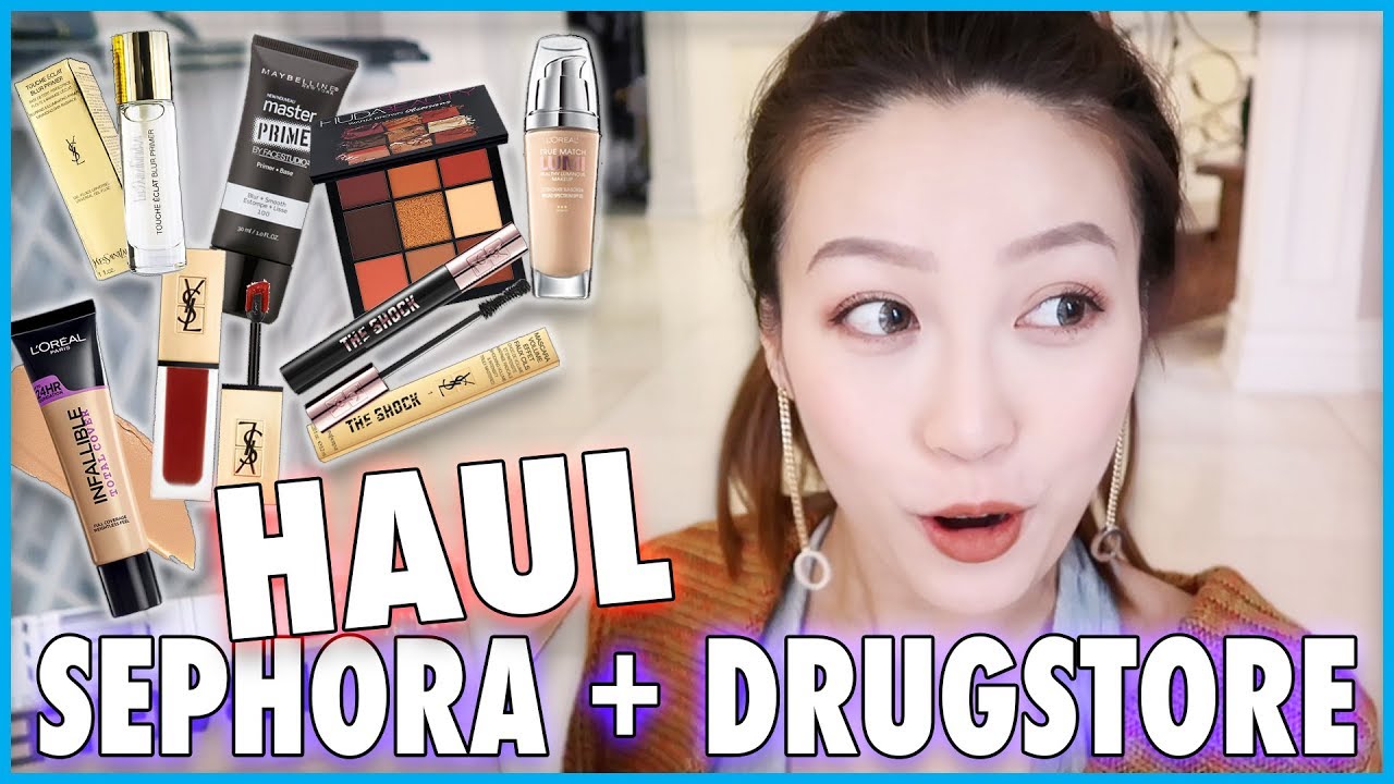 Sephora打折开箱(下) +平价彩妆品购物分享 l Sephora+ Drugstore Haul
