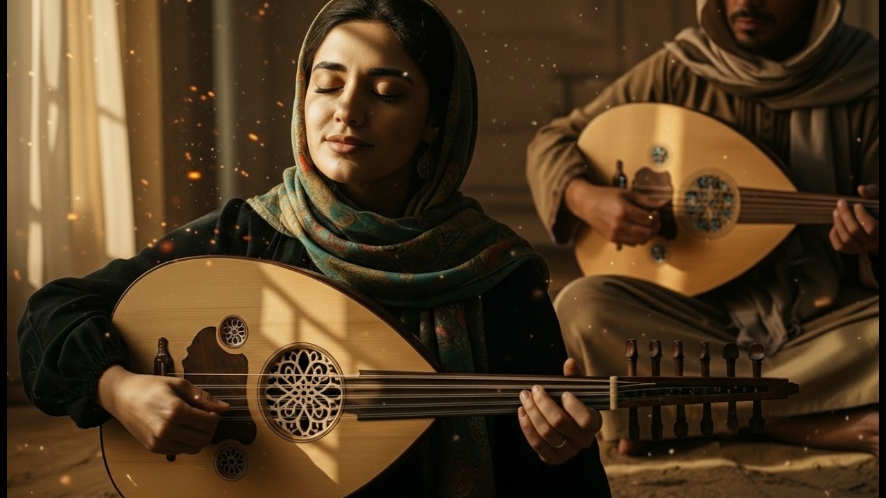 Calm by the Andalusian Coast  Instrumental Arabic Oud & Spanish Guitar