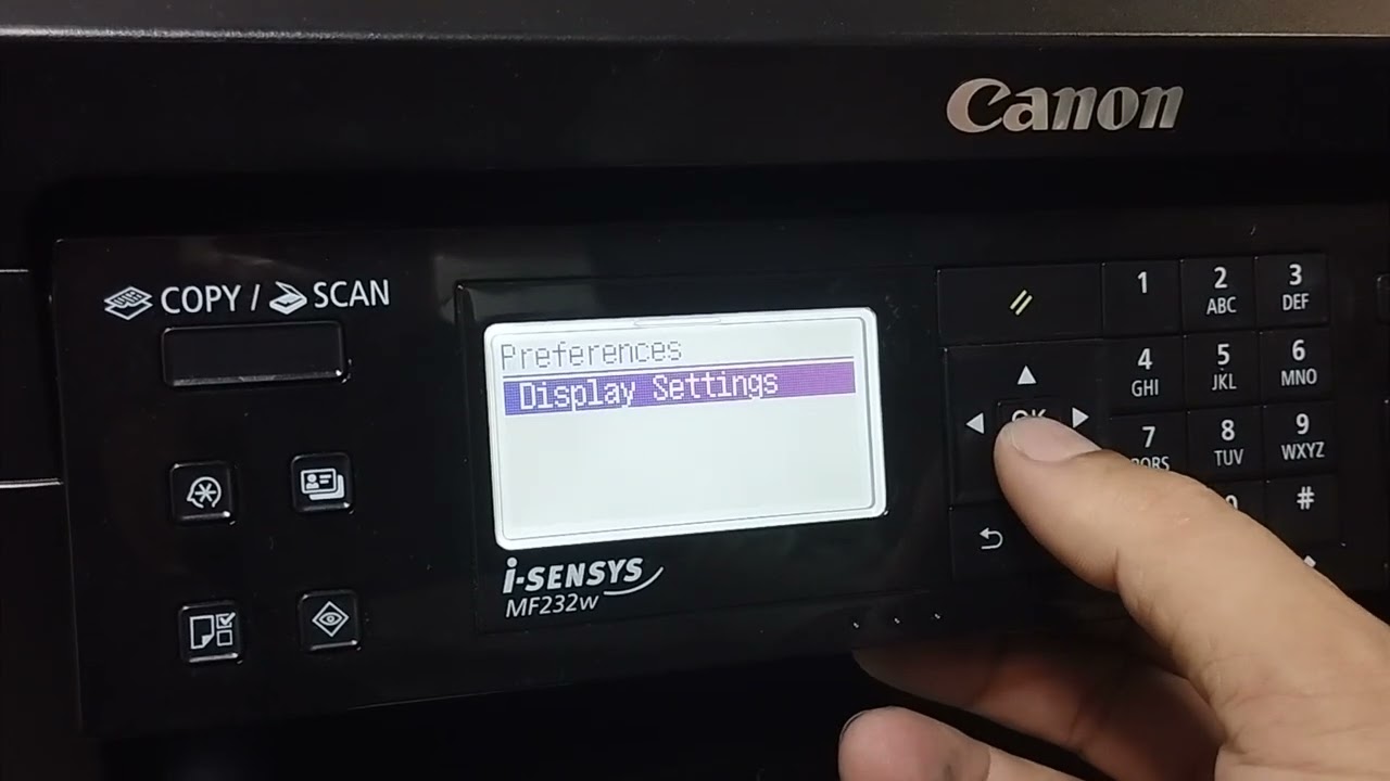 Canon mf 232 language/ смена языка