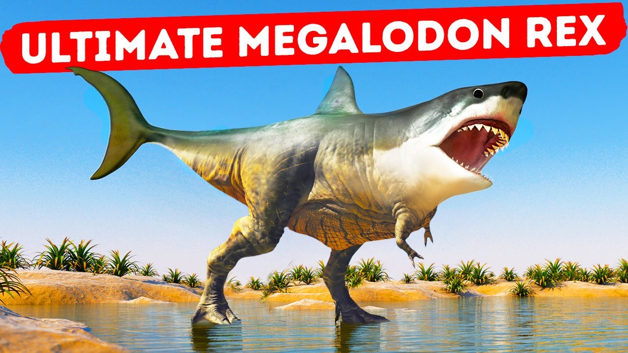 Bagaimana kalau Megalodon dan T-Rex Berevolusi Menjadi Satu Makhluk?