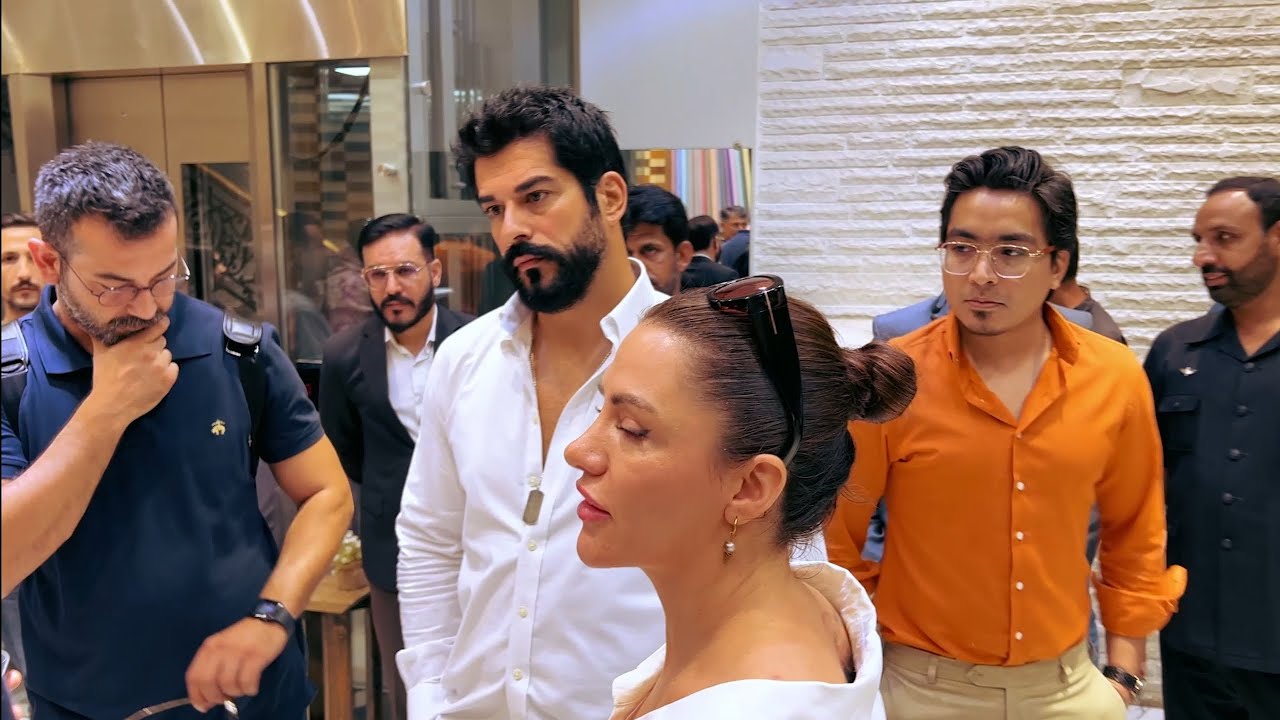 Burak Ozcivit aka Kurlus Osman in Pakistan at Sartoria Di Ambassador