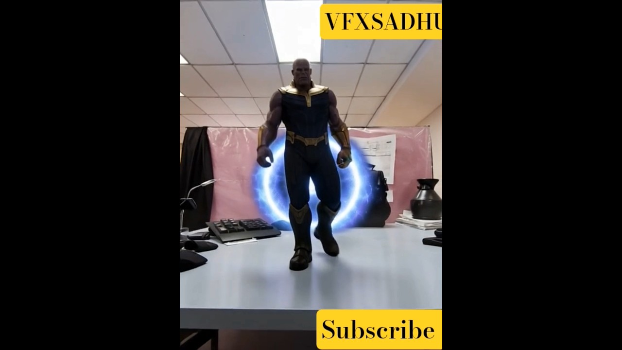 I Recreated Thanos Portal VFX with AI #thanos #ai #aiart #vfx #vfxmant #vfxshorts #borisfx