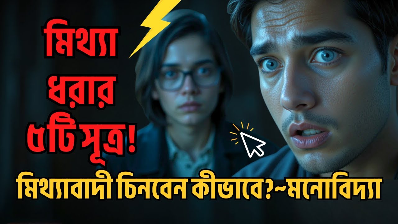 মিথ্যাবাদীর ৫টি গোপন অস্ত্র! | মনোবিদের ধামাকা টিপস | Five Questions Liars Always Ask | PSYCHOLOGY |