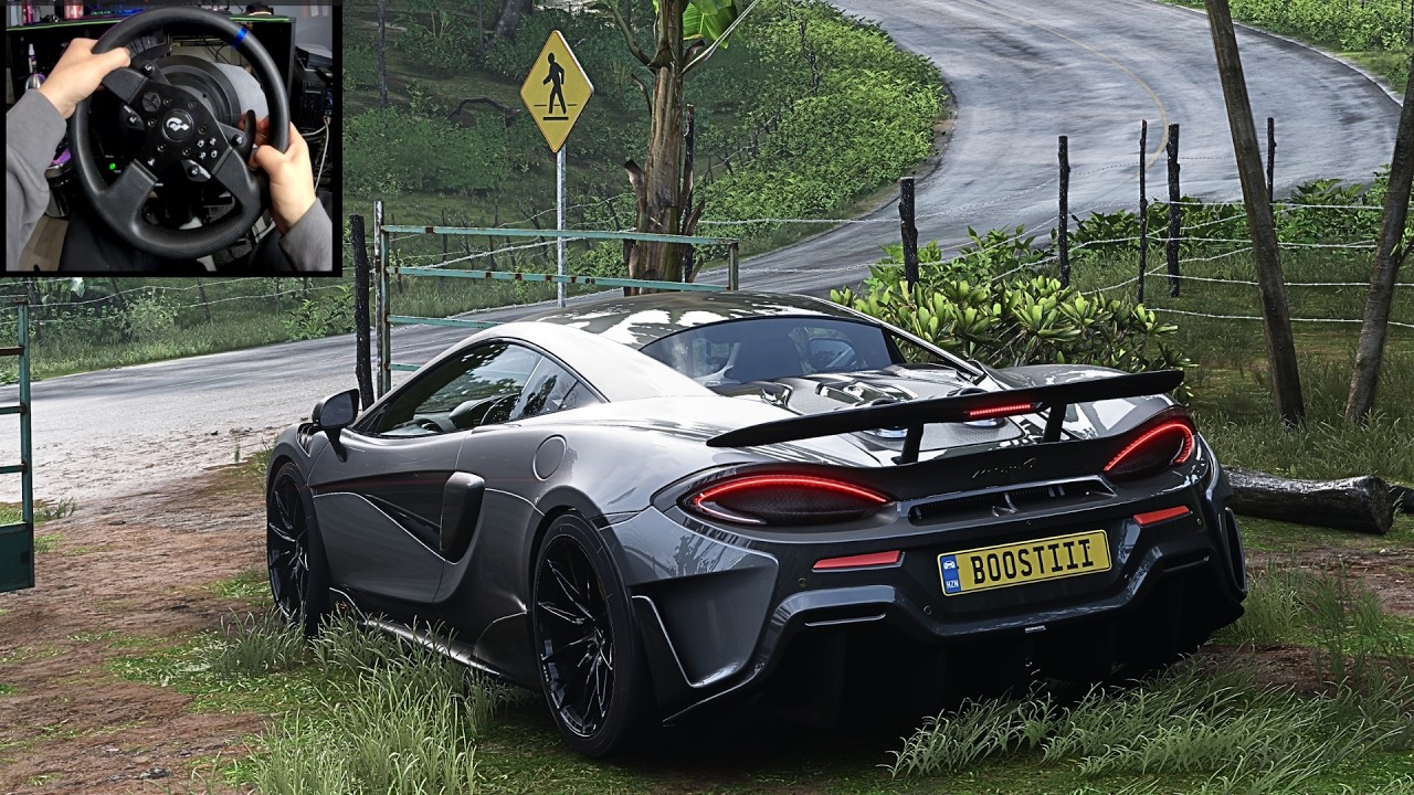 920HP Mclaren 600LT - Forza Horizon 5 | Steering Wheel Gameplay