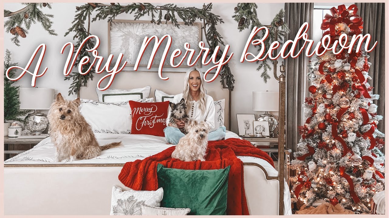 2023 CHRISTMAS DECORATE WITH ME | CHRISTMAS DECOR IDEAS  | HOW TO COZY CHRISTMAS BEDROOM
