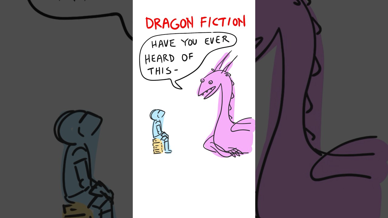 Dragon fiction✏️📚🐉✨#dnd #dragon #books #animation