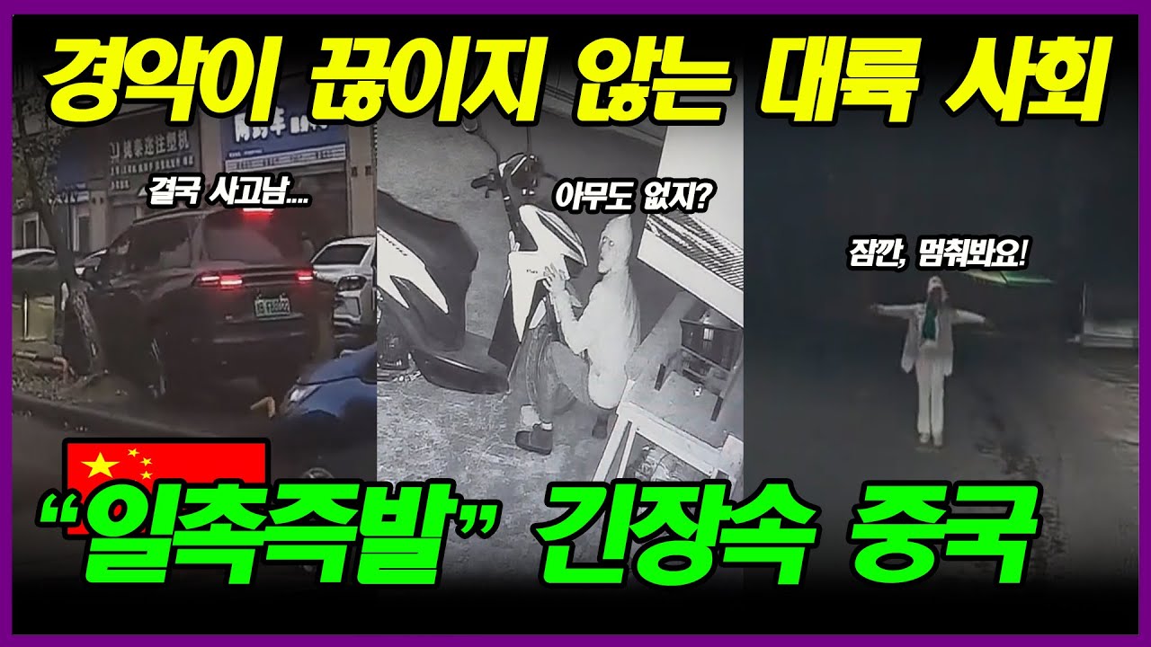 중국반응 | 도로 위에서 벌어지는 충격을 넘어 기이한 대륙 사건들