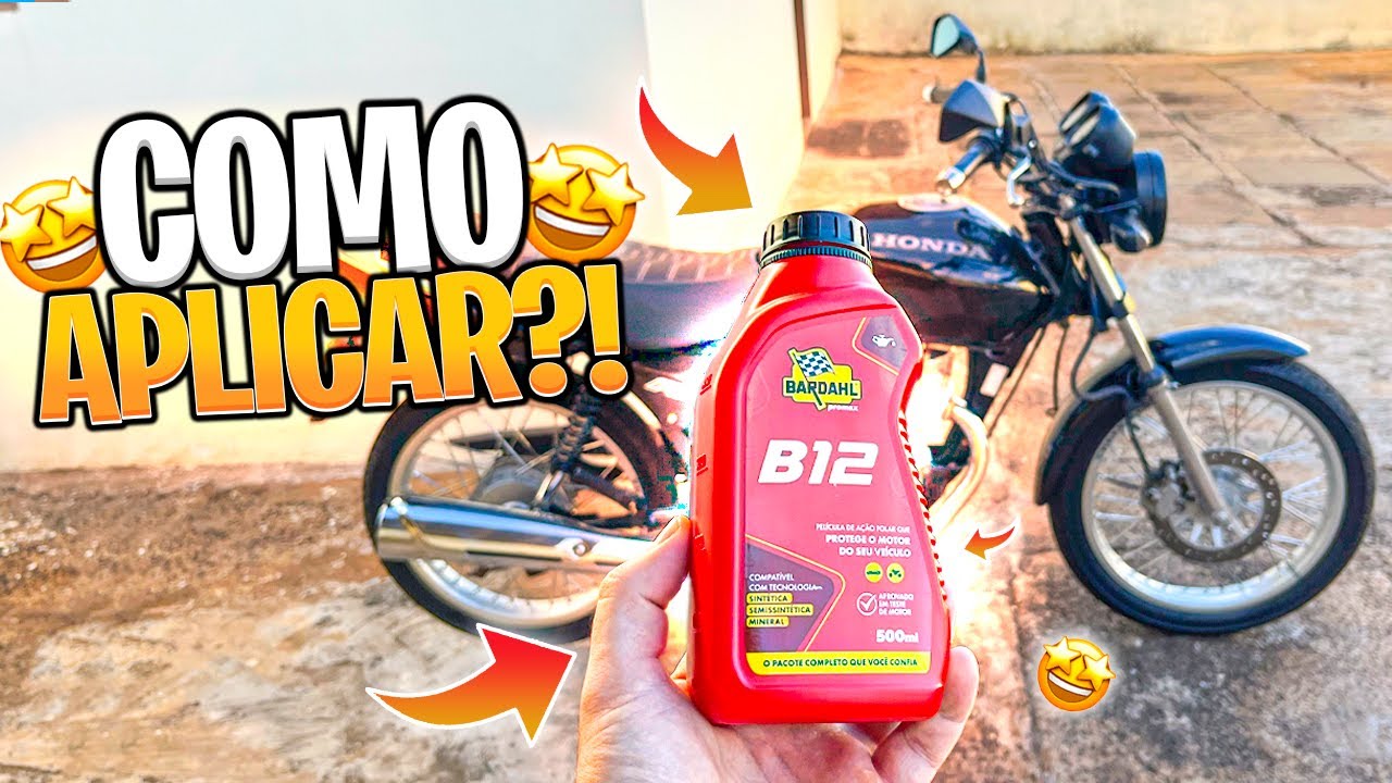 COLOQUEI BARDAHL B12 NA MINHA CG 125 FAN PELA PRIMEIRA VEZ!