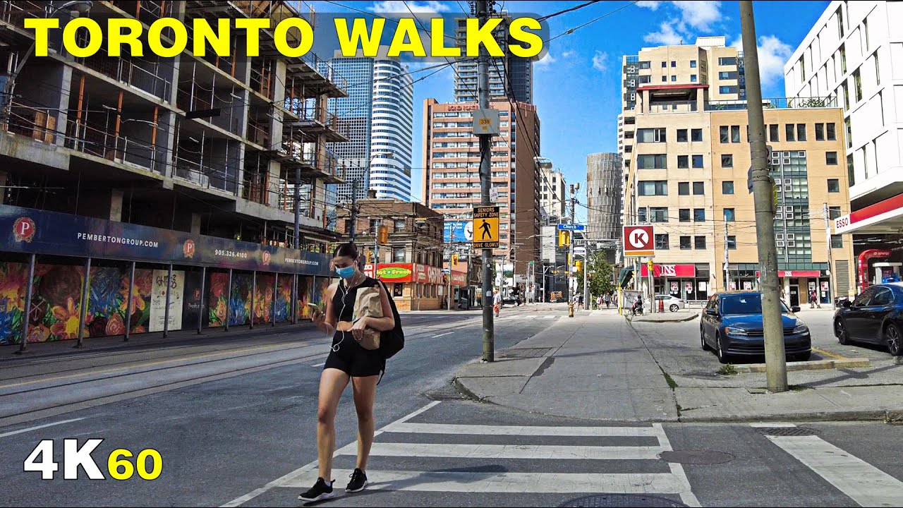 Dundas Street East Downtown Toronto Morning Walk (July 2021)