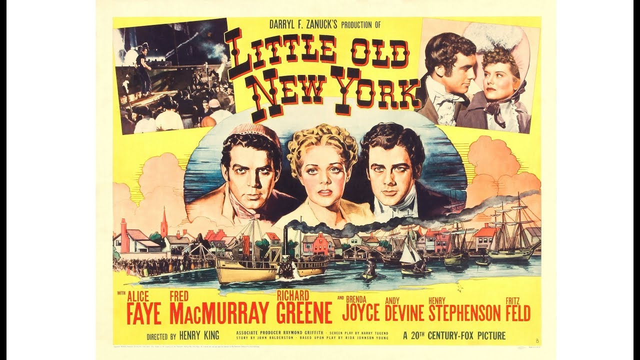 Little Old New York (1940) starring Alice Faye full film