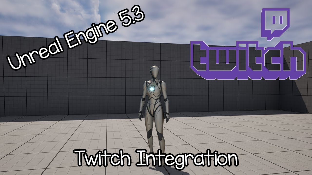 Unreal Engine 5.3 - Twitch Integration - Free plugin tutorial