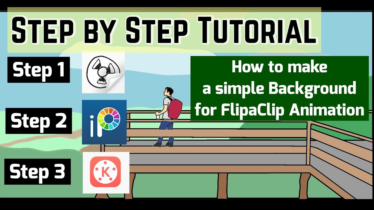 How to make a simple background for FlipaClip animation