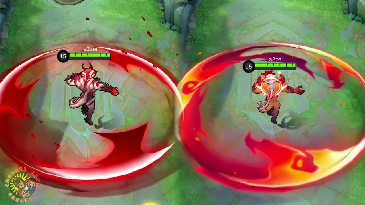 Exorcist Yu Zhong VS Blood Serpent Collector Skin MLBB Comparison