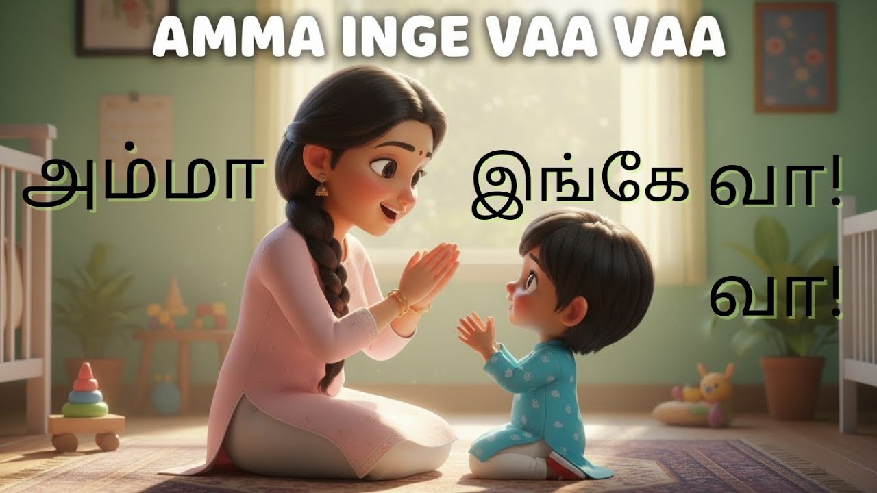 Amma Inge Vaa Vaa | Tamil Kids Nursery Rhyme | Mother Love Song @MagicBells29 