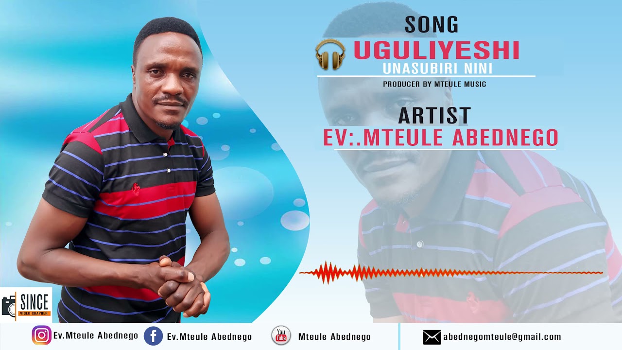 UGULIYESHI YOOO..(UNASUBIRI NINI) BY Ev Mteule Abednego official Audio.0757671432 Producer Mteule