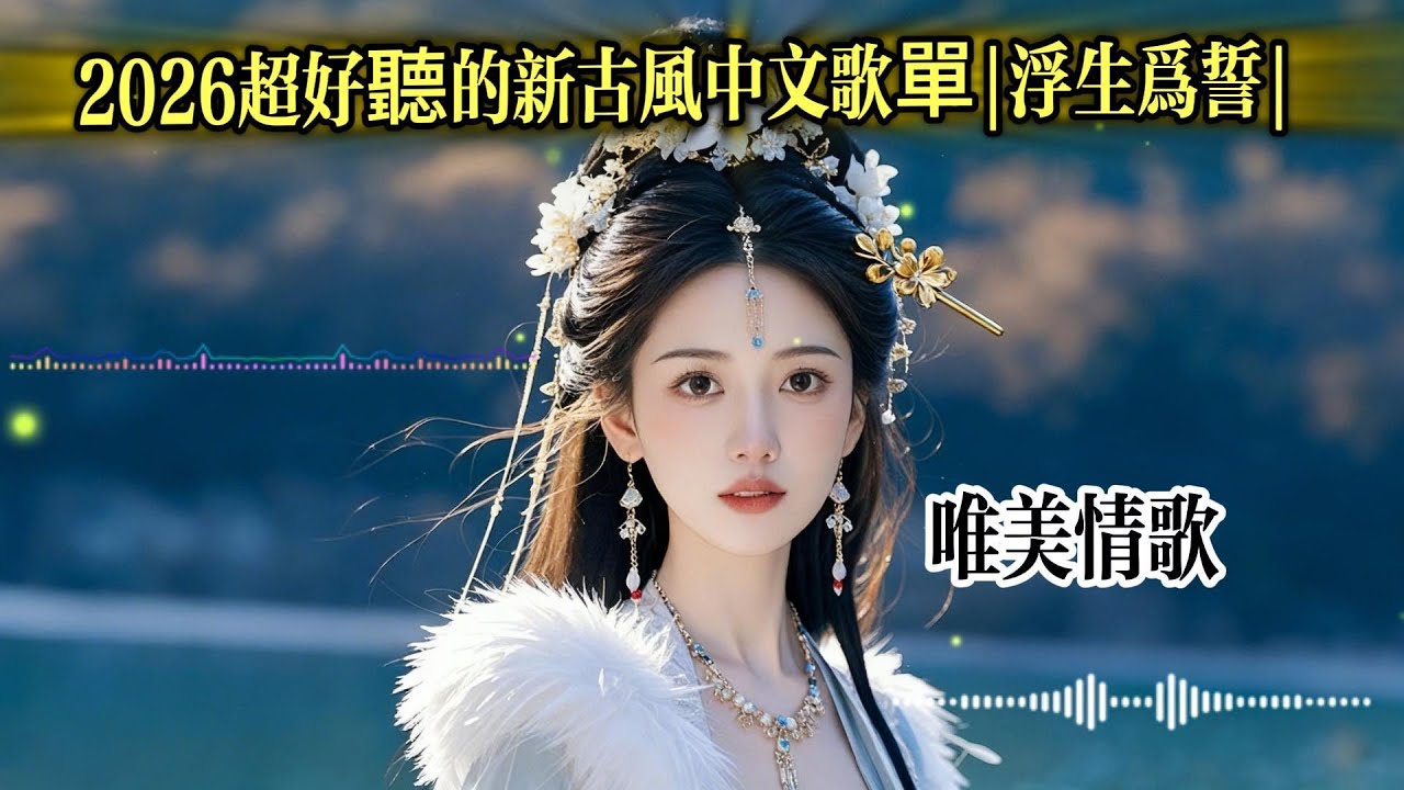 2026超好聽的新古风中文歌單|浮生爲誓|Chinese songs|工作背景音樂｜Study & Work Music Chill Mix|#BGM #專注讀書#放鬆工作#情歌#中文|療癒旋律