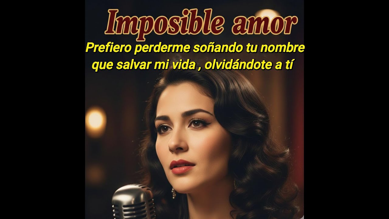 Imposible amor – Bolero romántico | Voz femenina | Canción de amor prohibido