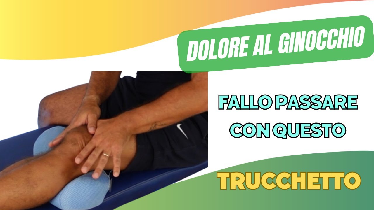 Dolore al ginocchio: fallo passare con questo TRUCCHETTO