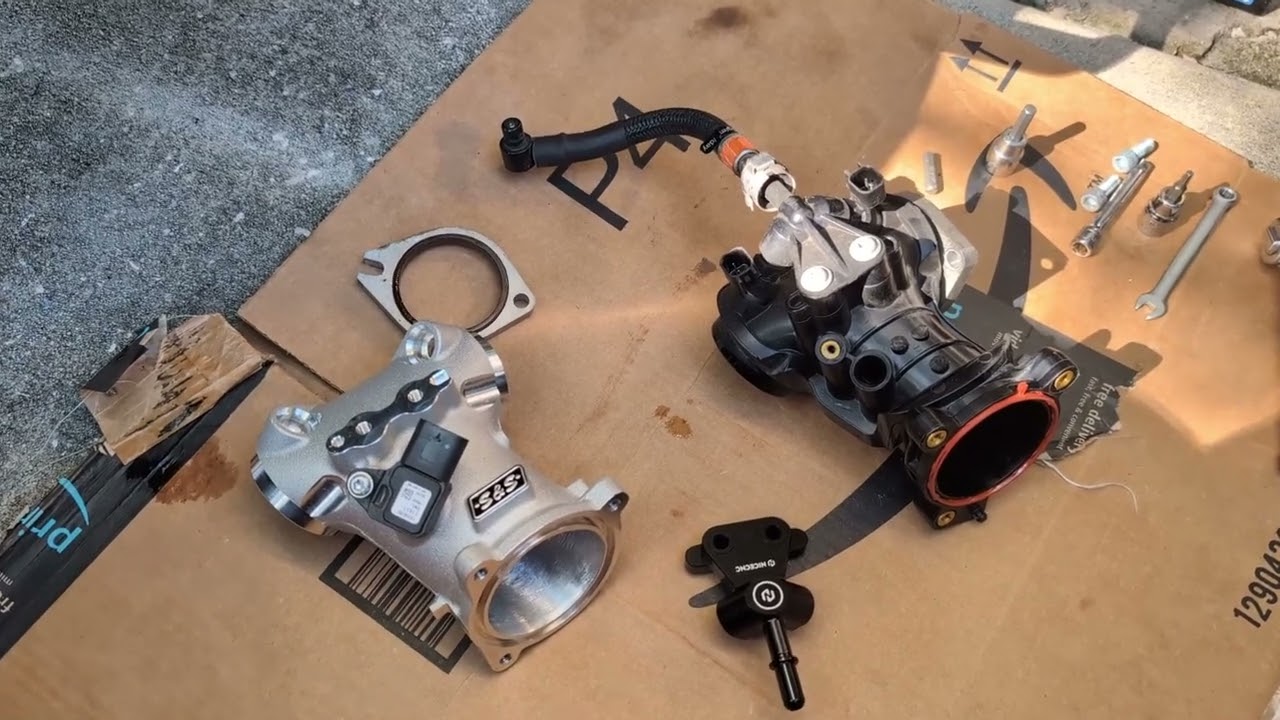 Installing an S&S manifold, Nicecnc fuel rail, & 5.5 gps Fuelmoto injectors on my 2023 Road Glide ST