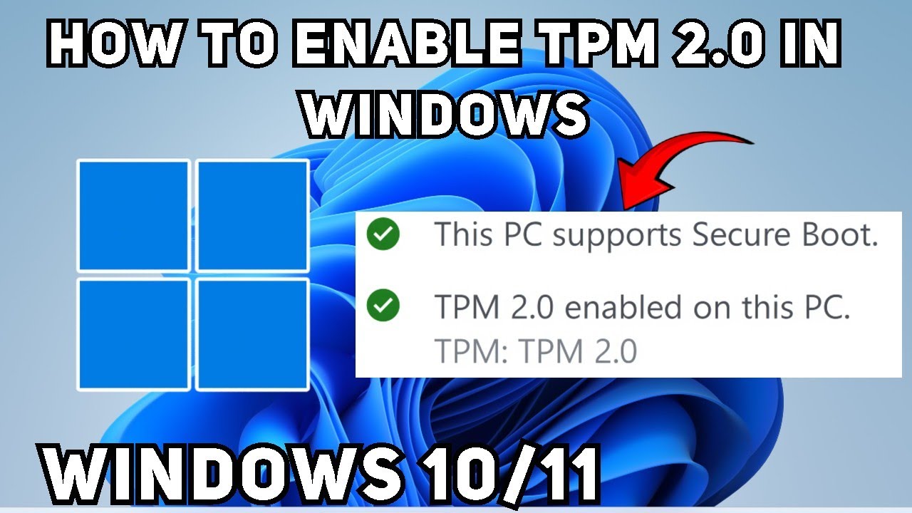 Fix TPM 2.0 Not Detected Error in Windows 10/11 (2025 Guide for Windows 11 Upgrade)