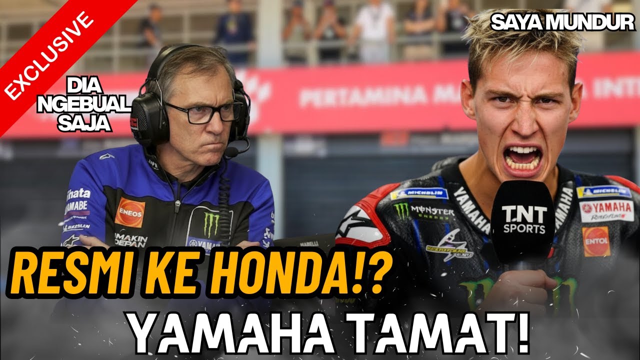 KONTRAK RAHASIA 2027 BOCOR, QUARTARARO KHIANATI YAMAHA DEMI UANG HONDA⁉️ BERITA MOTOGP HARI INI