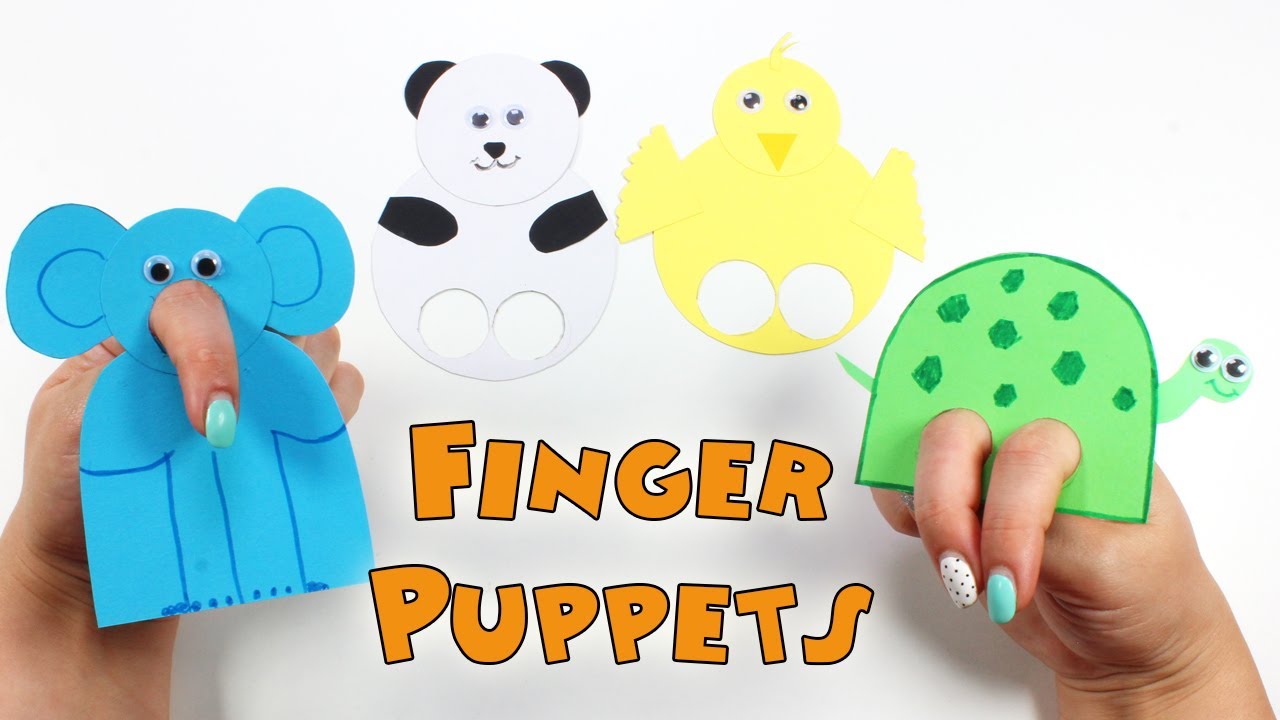 DIY Finger Puppets | How To Make Finger Puppets For Kids