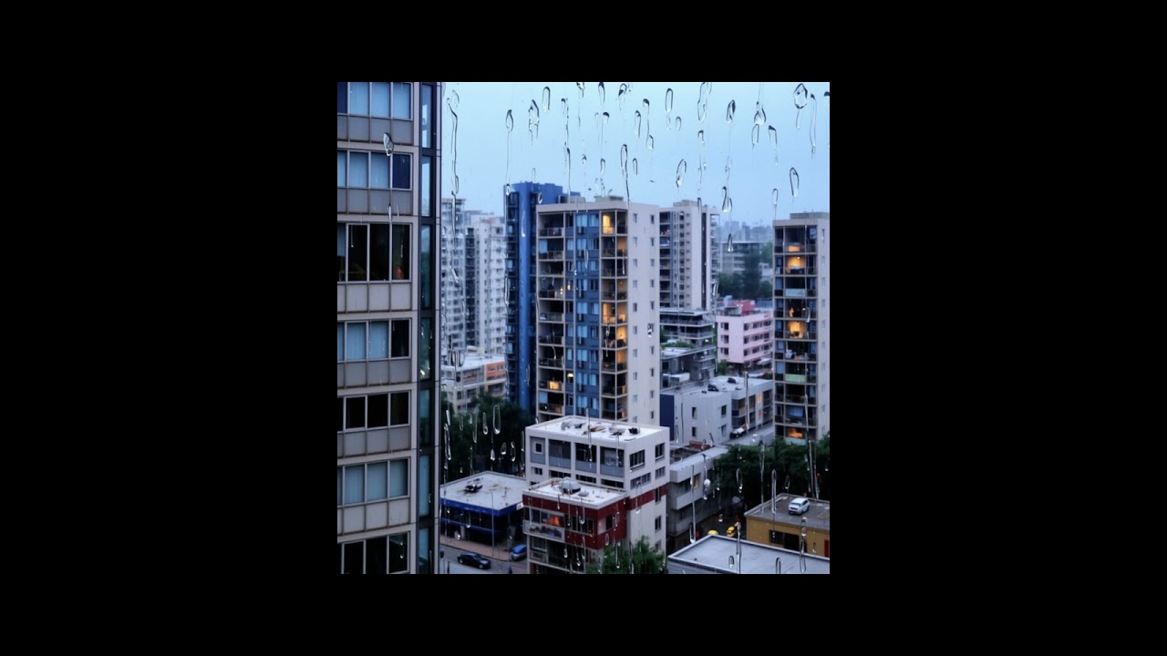 “It’s 2AM and You’re Overthinking Again – Rainy Condo Window (10 mins)”