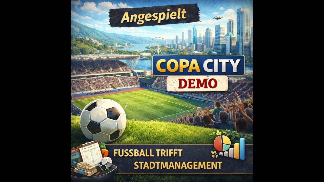 🎮 Angespielt: Copa City – Demo | Fußball trifft Stadtmanagement